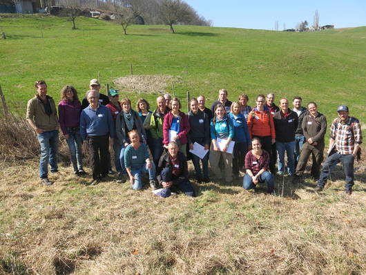 Freiwillige Quell-KarterierInnen (c) Pro Natura Aargau